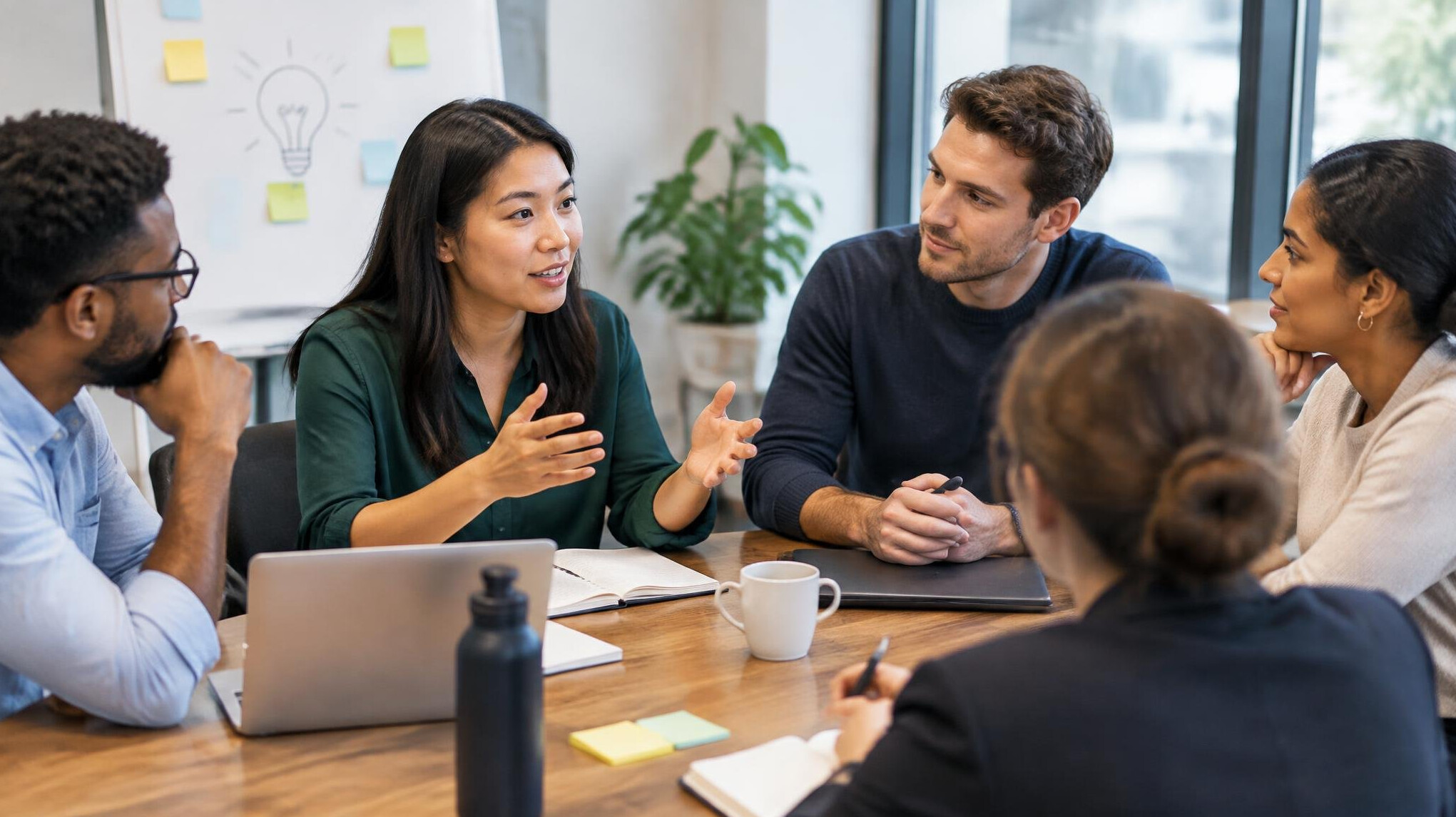 group discussion in meeting